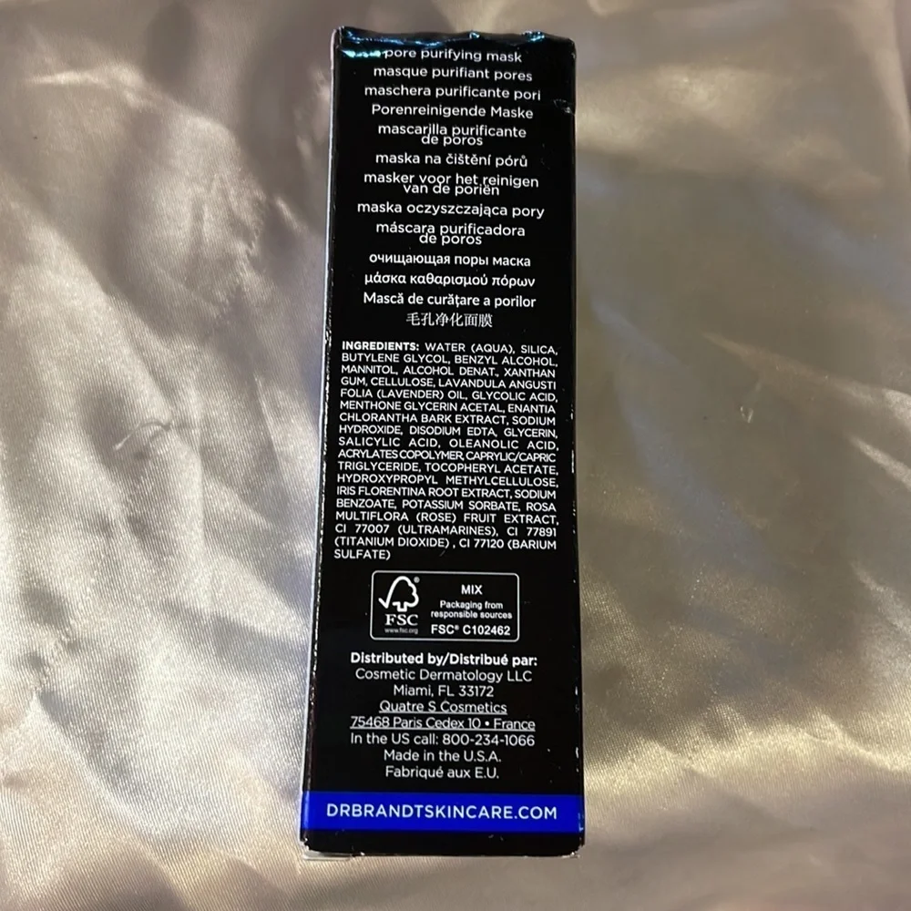 Dr Brandt “Pores No More”Vacuum Cleaner” Pore Purifying Mask 1 oz
